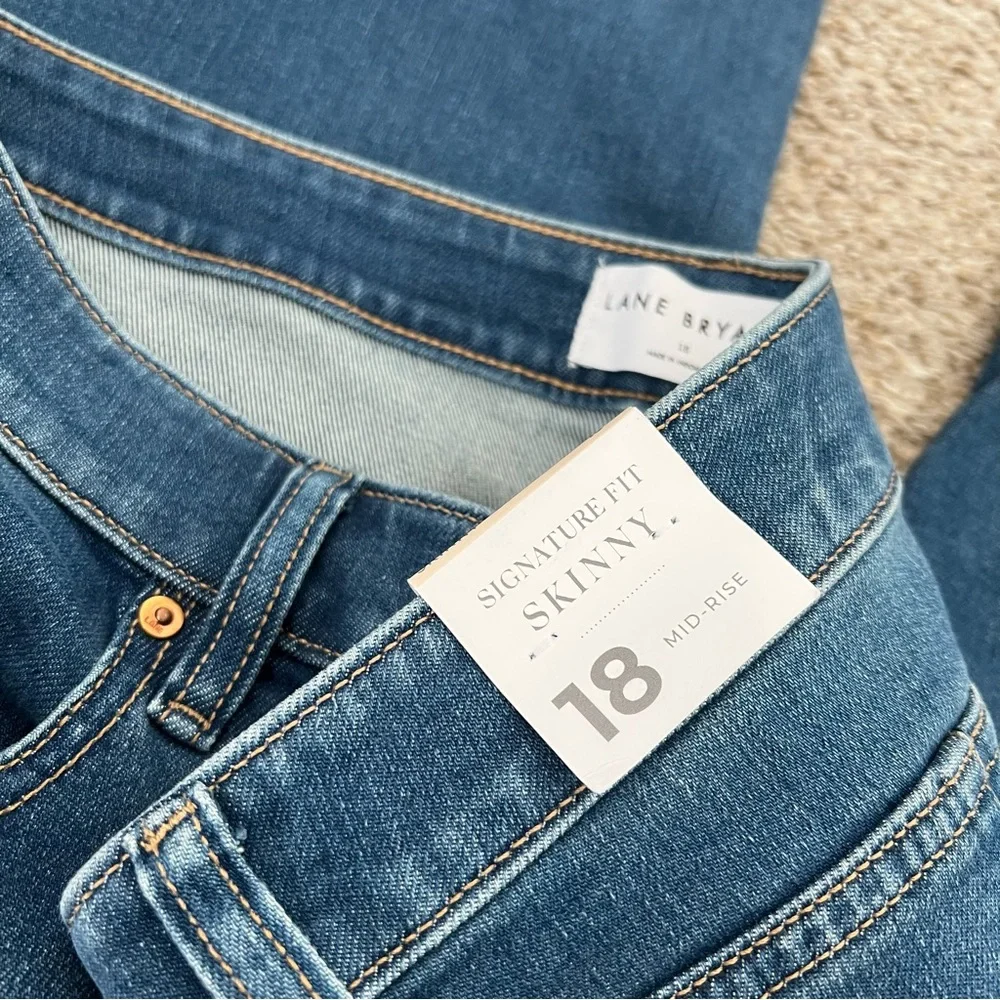 Lane Bryant Dark Blue Classic Denim Jeans NWT Size 18 - Picture 11 of 14